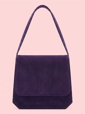 💜 Vintage 70s Suede Envelope Bag ✨ Unbranded